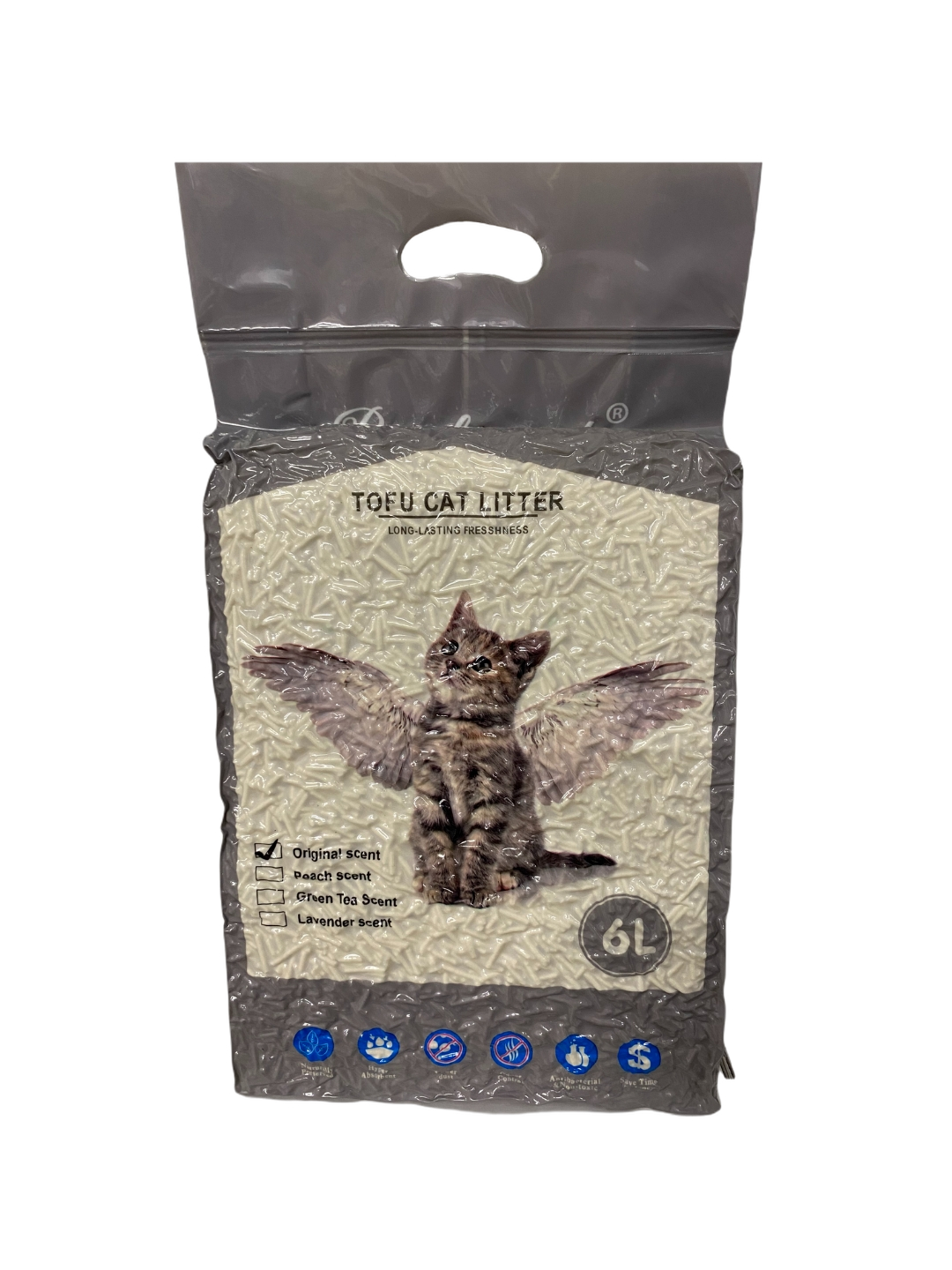 Наполнитель Пацифик Кэт тофу (комкующийся) натуральный 6л/2,5кг